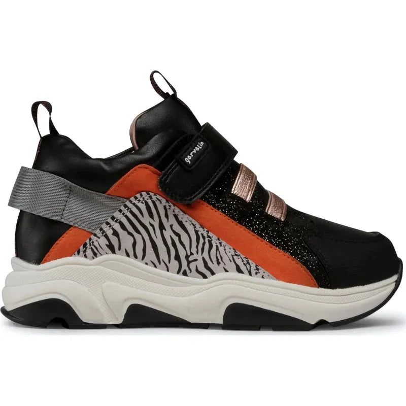 Garvalin Garvalin Παιδικά Sneakers Ανατομικά για Κορίτσι Μαύρα Μποτάκι Κορίτσι / Boots Girl Garvalin-201650-Black-Poline-_-_-392