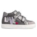 Garvalin Garvalin Παιδικό Sneaker High με Σκρατς για Κορίτσι Γκρι Μποτάκι Κορίτσι / Boots Girl Garvalin-AW22-211350-Gris-Poline-_-_-875