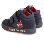 Garvalin Garvalin Παιδικό Sneaker High με Σκρατς για Αγόρι Navy Μπλε Μποτάκι Αγόρι / Boots Boys Garvalin-AW22-211637-Marino-Poline-_-_-662