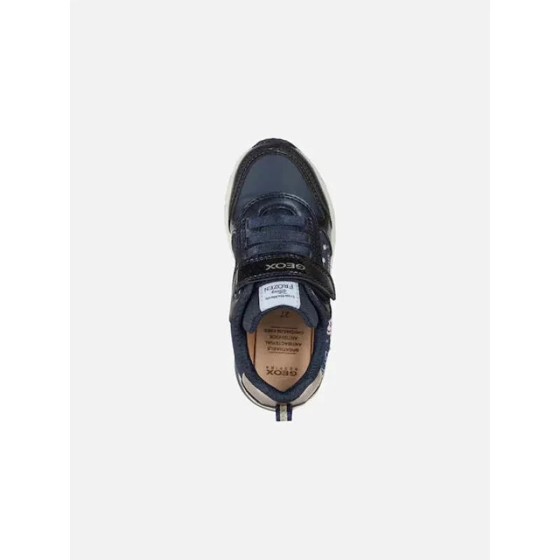 Geox Geox Παιδικά Sneakers Frozen με Φωτάκια Μπλε Παπούτσι Κορίτσι Φωτάκια / Shoes with Lights Girl Geox-AW23-J268VD-0ANAJ-C4256-Navy-Poline-_-_-261