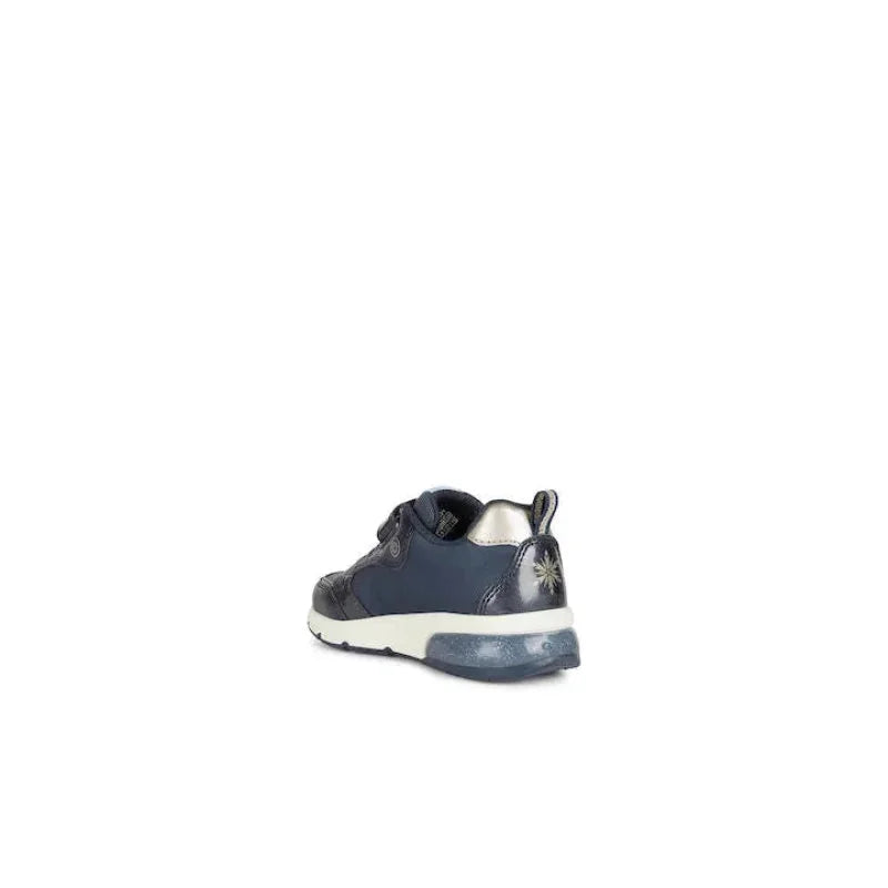 Geox Geox Παιδικά Sneakers Frozen με Φωτάκια Μπλε Παπούτσι Κορίτσι Φωτάκια / Shoes with Lights Girl Geox-AW23-J268VD-0ANAJ-C4256-Navy-Poline-_-_-631