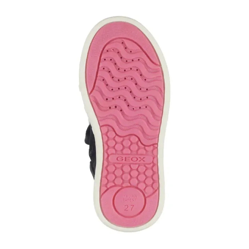 Geox Geox Παιδικά Sneakers High με Φωτάκια για Κορίτσι Μαύρα Παπούτσι Κορίτσι Φωτάκια / Shoes with Lights Girl Geox-AW23-J268WA-05402-C0922-Black-Poline-_-_-345