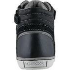 Geox Geox Παιδικά Sneakers High Ανατομικά με Σκρατς για Αγόρι Μαύρα Μποτάκι Αγόρι / Boots Boys Geox-J64B6A-0BCCL-C0017-Black-Poline-_-_-493