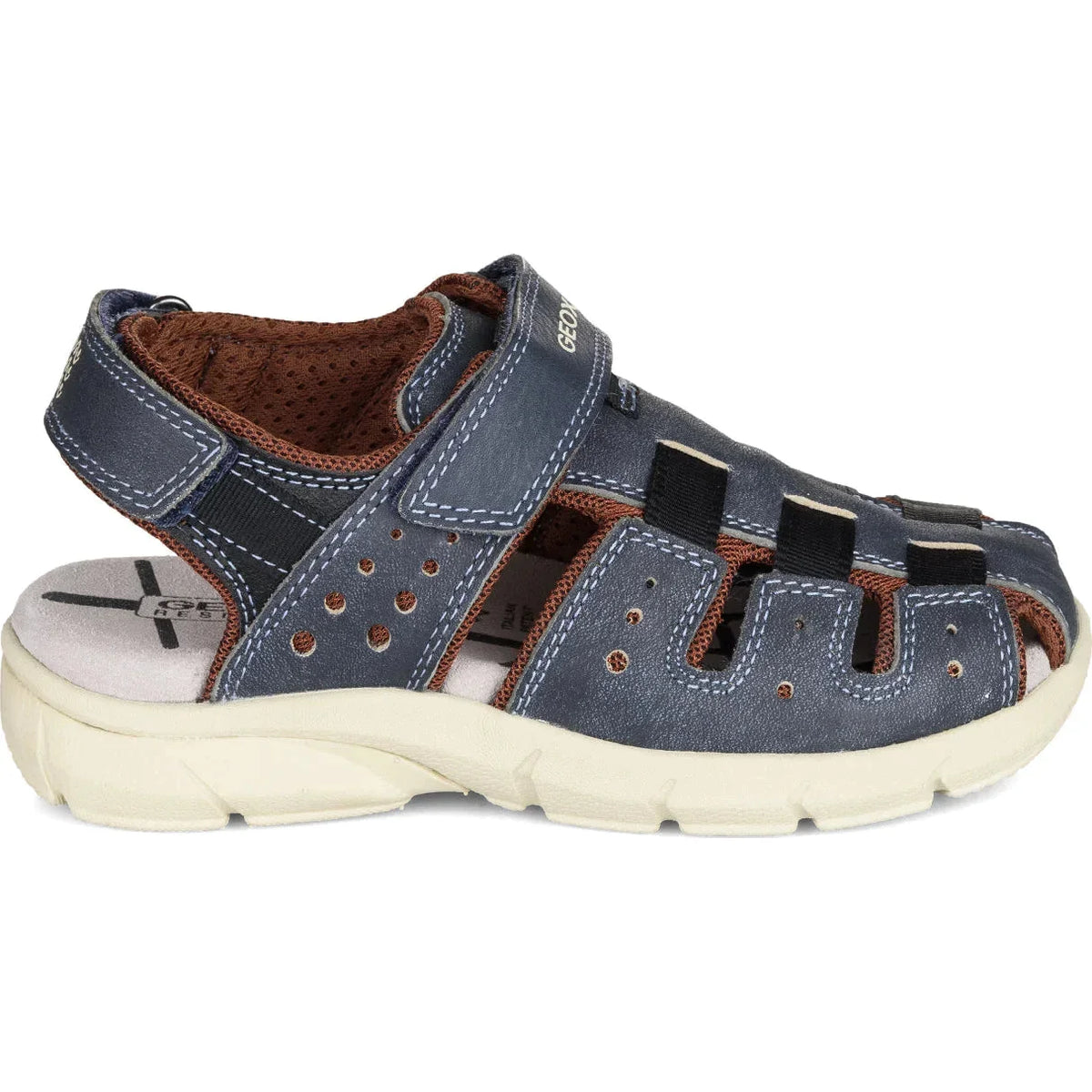 Geox Geox Παπουτσοπέδιλα Flexyper Ανατομικά για Αγόρια Navy Μπλε Πέδιλο Αγόρι / Sandals Boy Geox-J929DD-014ND-C4002-navy-Poline-_-_-556