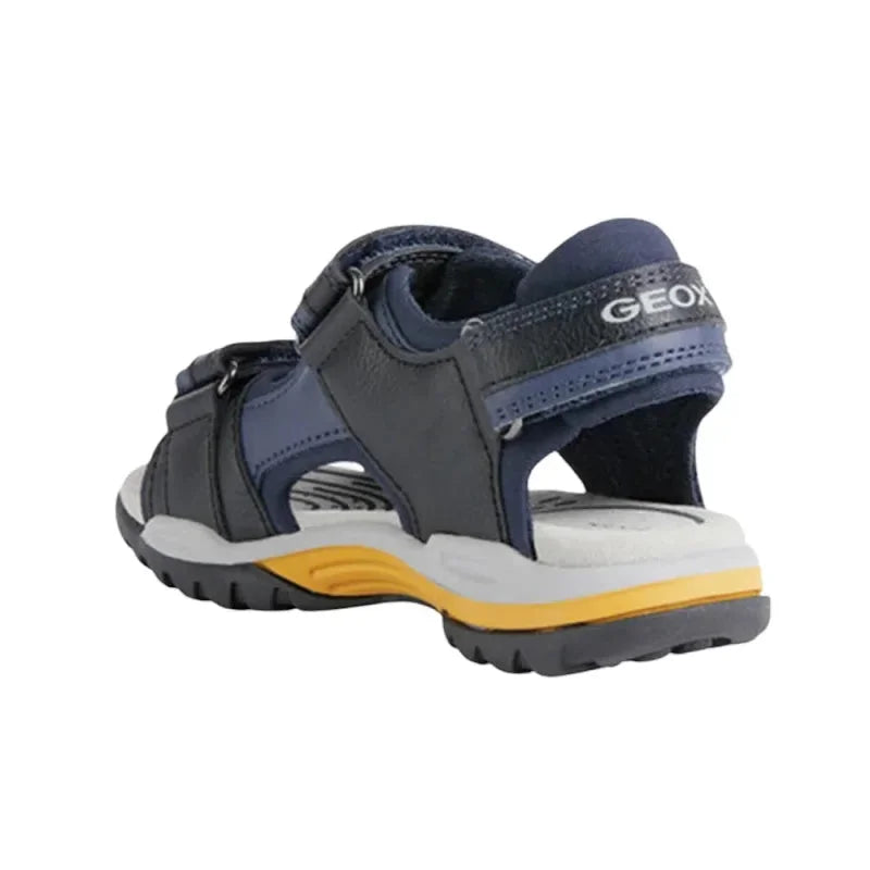 Geox Geox Παιδικά Ανατομικά Πέδιλα για Αγόρια Μπλε Πέδιλο Αγόρι / Sandals Boy Geox-SS22-J250RA-01554-C4229-Navy-Yellow-Poline-_-_-971