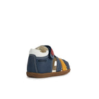 Geox Geox Παπουτσοπέδιλα Macchia Ανατομικά Navy Μπλε Πέδιλο Αγόρι / Sandals Boy Geox-SS23-B254VA-0CL85-C4229-Navy-Dk-Yellow-Poline-_-_-455