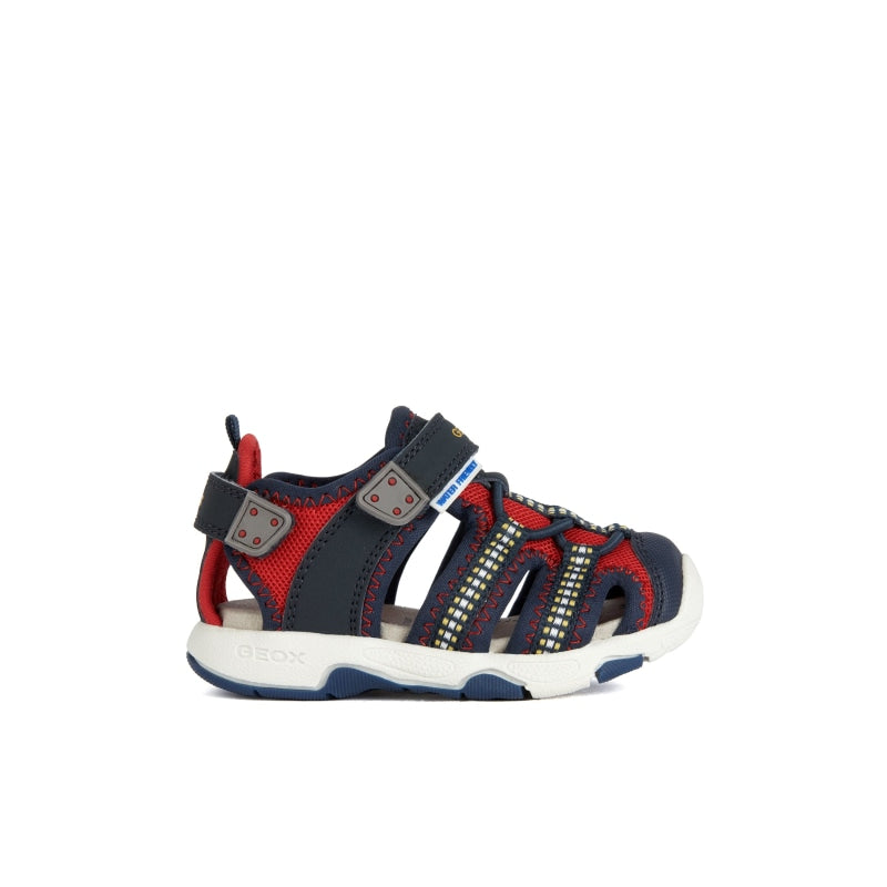 Geox Geox Παπουτσοπέδιλα Multi Ανατομικά Navy Μπλε Πέδιλο Αγόρι / Sandals Boy Geox-SS23-B920FB-05014-C7217-Red-Navy-Poline-_-_-597