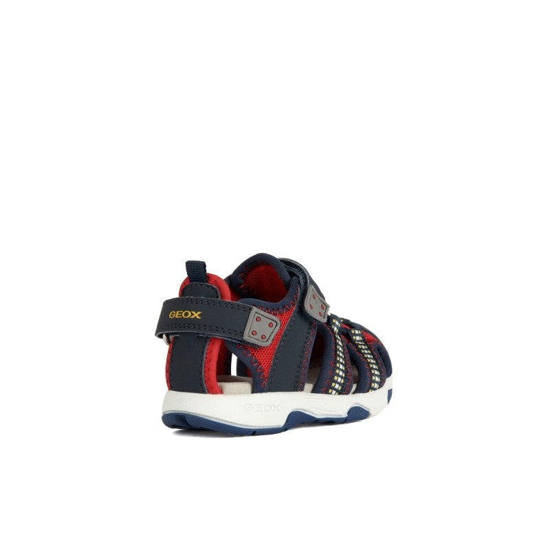 Geox Geox Παπουτσοπέδιλα Multi Ανατομικά Navy Μπλε Πέδιλο Αγόρι / Sandals Boy Geox-SS23-B920FB-05014-C7217-Red-Navy-Poline-_-_-67