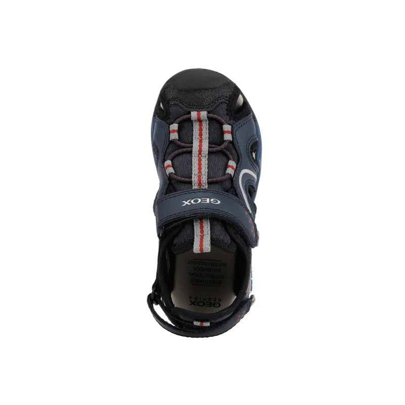 Geox Geox Παιδικά Ανατομικά Παπουτσοπέδιλα Borealis για Αγόρια Μπλε Πέδιλο Αγόρι / Sandals Boy Geox-SS23-J250RB-014ME-C0735-Navy-Red-Poline-_-_-824