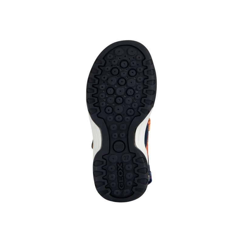 Geox Geox Παιδικά Πέδιλα Ανατομικά Navy Μπλε Πέδιλο Αγόρι / Sandals Boy Geox-SS23-J350RB-01454-C0820-Navy-Orange-Poline-_-_-788