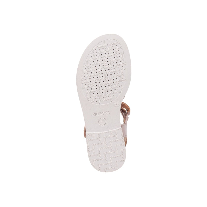 Geox Geox Jr Karly J5235D Παιδικά Δερμάτινα Πέδιλα - Ροζ Πέδιλο Κορίτσι / Sandals Girl Geox-SS23-J5235D-0HINF-C8011-Rose-Poline-_-_-601