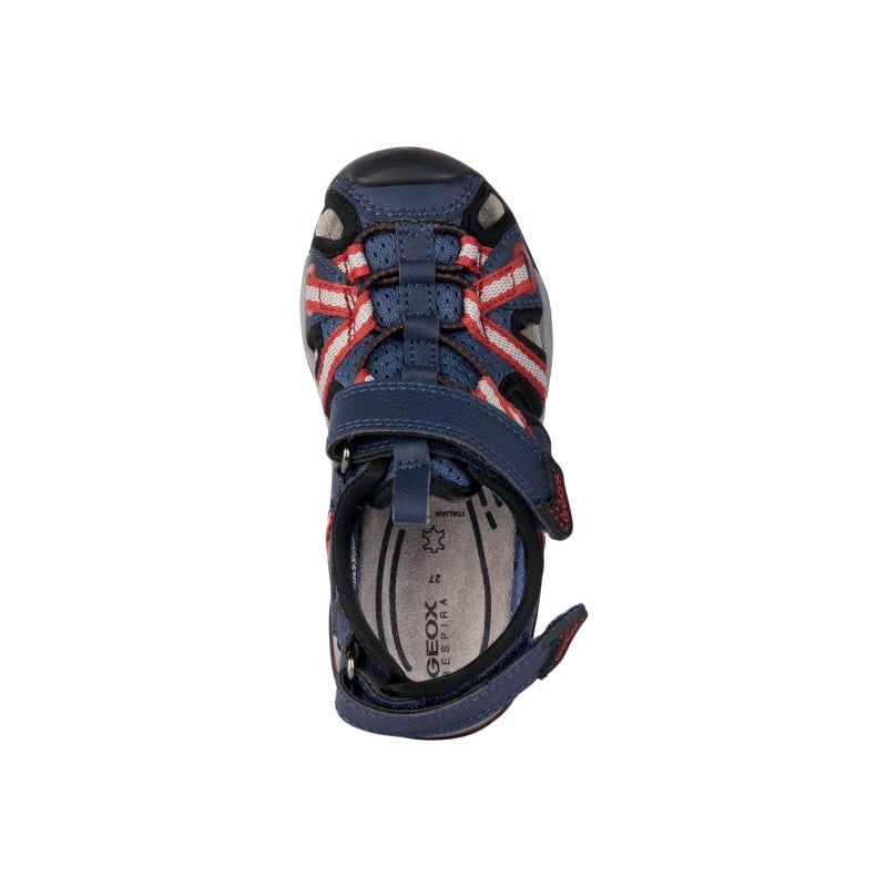 Geox Geox Παπουτσοπέδιλα Ανατομικά Navy Μπλε Πέδιλο Αγόρι / Sandals Boy Geox-SS23-J920RB-0ME14-C4327-Avio-Red-Poline-_-_-842