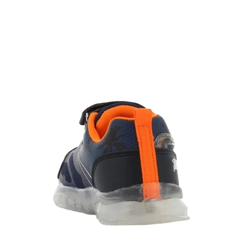 Leomil Jurassic World Παιδικά Ανατομικά Sneakers για Αγόρια με Φωτάκια - Μπλε Παπούτσι Αγόρι Φωτάκια / Shoes with Lights Boy JW001265e
