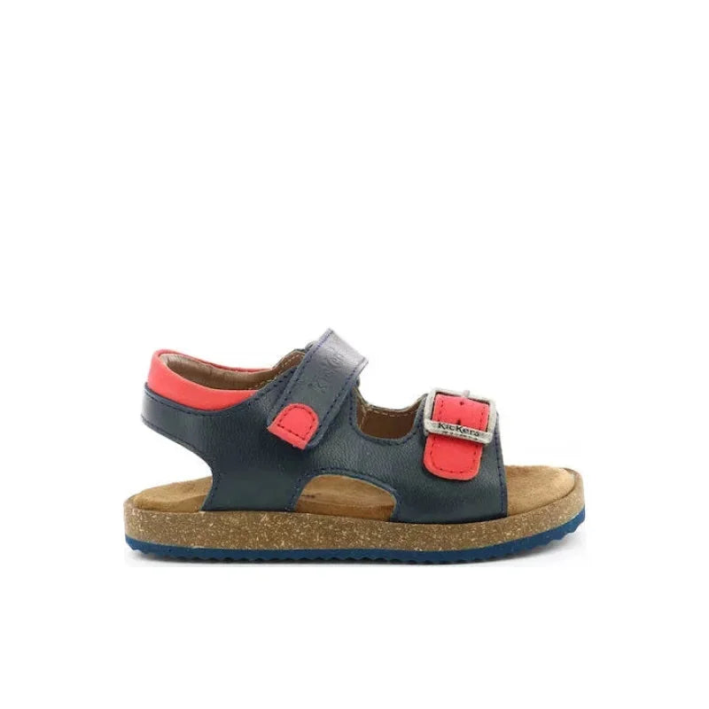 Kickers Kickers Παιδικά Ανατομικά Πέδιλα για Αγόρια - Μπλε Πέδιλο Αγόρι / Sandals Boy Kickers-694910-30-10-Navy-Poline-_-_-411