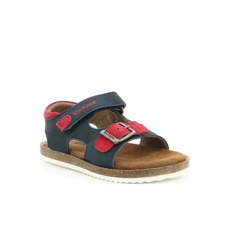 Kickers Kickers Παιδικά Ανατομικά Πέδιλα για Αγόρια - Μπλε Πέδιλο Αγόρι / Sandals Boy Kickers-694910-30-10-Navy-Poline-_-_-428