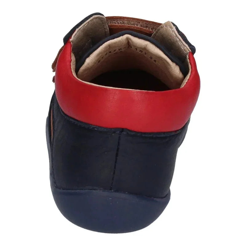 Kickers Kickers Ανατομικά Δερμάτινα Παιδικά Μποτάκια με Σκρατς Navy Μπλε Μποτάκι Αγόρι / Boots Boys Kickers-AW22-878470-10-101-Marine-Camel-Poline-_-_-968