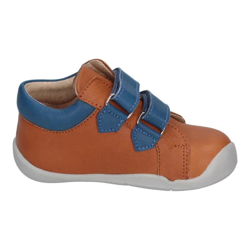 Kickers Kickers Wambak Δερμάτινα Παιδικά Μποτάκια με Σκρατς Ταμπά Μποτάκι Αγόρι / Boots Boys Kickers-AW22-878471-10-116-Camel-Blue-Poline-_-_-8