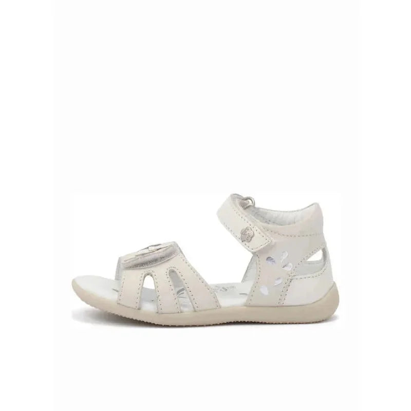 Kickers Kickers Bichetta Παιδικά Ανατομικά Πέδιλα για Κορίτσια Λευκά Πέδιλο Κορίτσι / Sandals Girl Kickers-Bichetta-784350-10-31-White-Poline-_-_-386