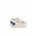 Kickers Kickers Παιδικά Ανατομικά Δερμάτινα Παπουτσοπέδιλα Λευκά Πέδιλο Αγόρι / Sandals Boy Kickers-SS22-692397-10-31-White-Poline-_-_-338