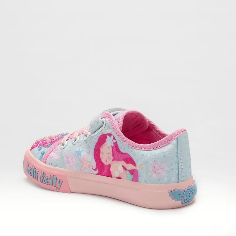 Lelli Kelly Lelli Kelly Παιδικά Sneakers για κορίτσια Γαλάζιο Πολύχρωμο Πάνινα Κορίτσι / Canvas Girl LKED3480-BF02-4966