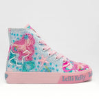 Lelli Kelly Lelli Kelly Παιδικά Sneakers High για Κορίτσι Γαλάζιο Πολύχρωμο Πάνινα Κορίτσι / Canvas Girl LKED3489-BF02-4905