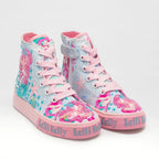 Lelli Kelly Lelli Kelly Παιδικά Sneakers High για Κορίτσι Γαλάζιο Πολύχρωμο Πάνινα Κορίτσι / Canvas Girl LKED3489-BF02-5033