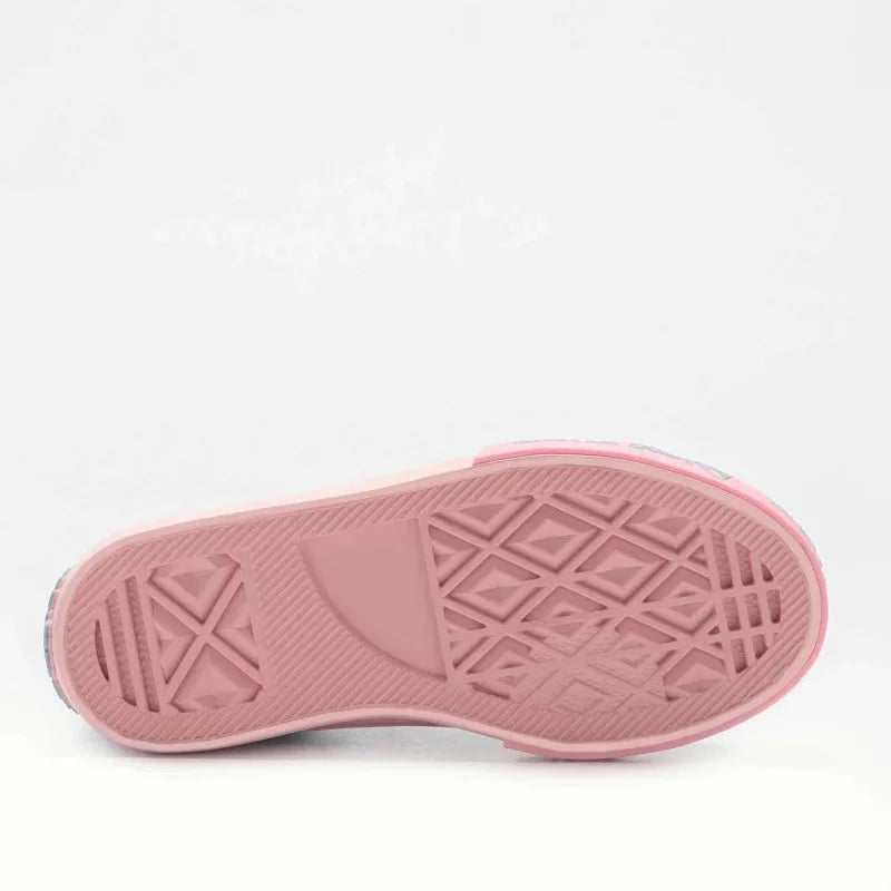 Lelli Kelly Lelli Kelly Παιδικά Sneakers High Ανατομικά Πολύχρωμα Πάνινα Κορίτσι / Canvas Girl Lelli-Kelly-SS22-LK2042-Pink-Poline-_-_-979