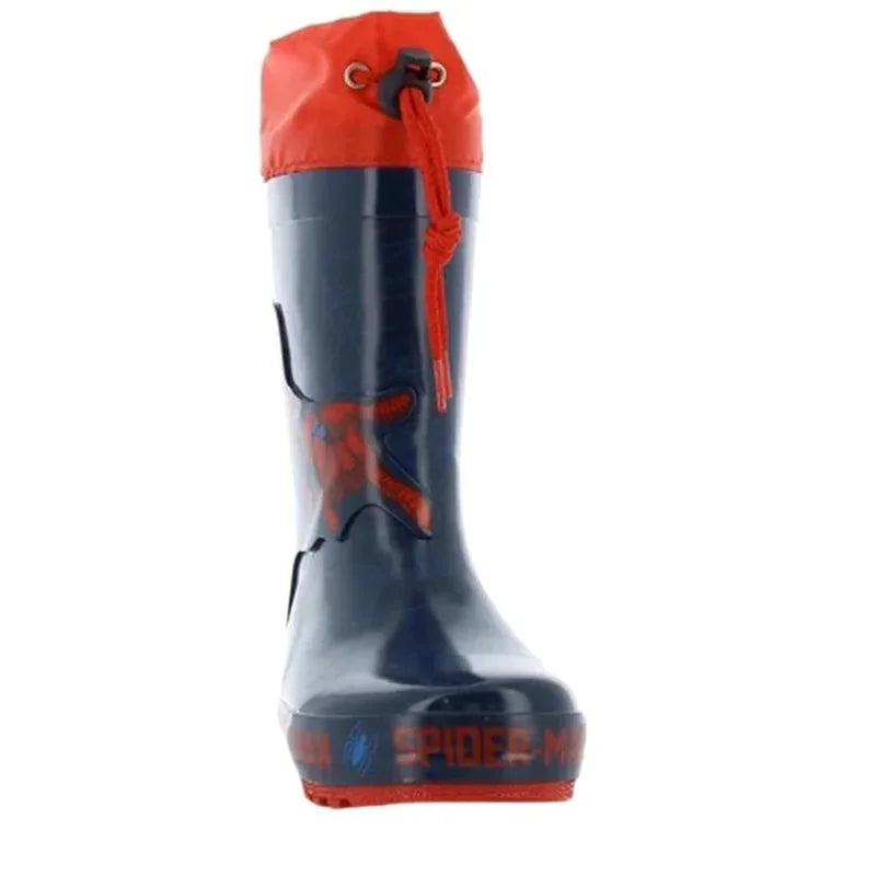 Leomil Spiderman Παιδικές Γαλότσες για Αγόρια Μπλε Γαλότσα Αγόρι /Rainboot Boys Marvel-AW22-Spiderman-SP010039-Navy-Red-Poline-_-_-10