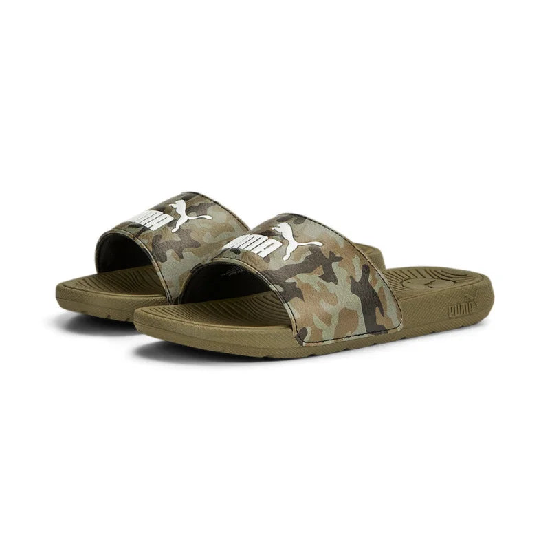 Puma Puma Slides Παιδικές για Αγόρι σε Χακί Σαγιονάρα Αγόρι / Flip flop Boys Puma-SS23-390895-Dark-Olive-Poline-_-_-361
