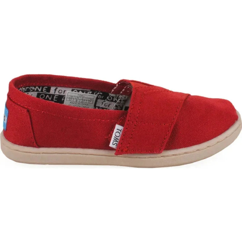 Toms Toms Παιδικές Εσπαντρίγιες Αγόρι Κόκκινο Εσπαντρίγιες Αγόρι / Espadrilles Boy Toms-013001D13-Red-Poline-_-_-158