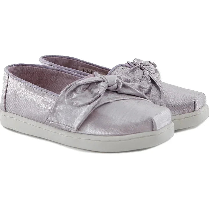 Toms Toms Παιδικές Εσπαντρίγιες με Σκρατς Λιλά Tiny Alpargata Bow Glitz Εσπαντρίγιες Κορίτσι / Espadrilles Girl Toms-10013318-Lila-Poline-_-_-322
