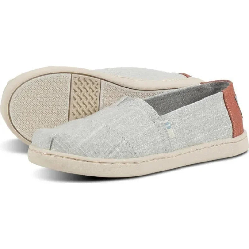 Toms Toms Παιδικές Εσπαντρίγιες Slip-On Γκρι Crosshatch Youth Εσπαντρίγιες Αγόρι / Espadrilles Boy Toms-10015314-Grey-Poline-_-_-595