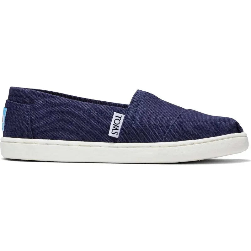 Toms Toms Παιδικές Εσπαντρίγιες Slip-On Navy Μπλε Alpargata Εσπαντρίγιες Αγόρι / Espadrilles Boy Toms-SS23-10010532-Blue-Poline-_-_-164