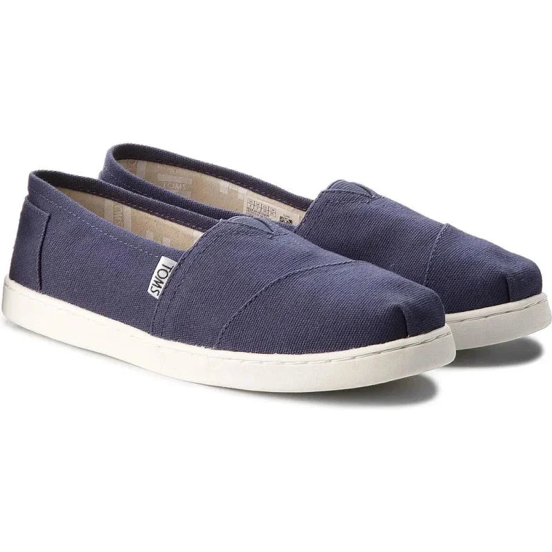 Toms Toms Παιδικές Εσπαντρίγιες Slip-On Navy Μπλε Alpargata Εσπαντρίγιες Αγόρι / Espadrilles Boy Toms-SS23-10010532-Blue-Poline-_-_-603