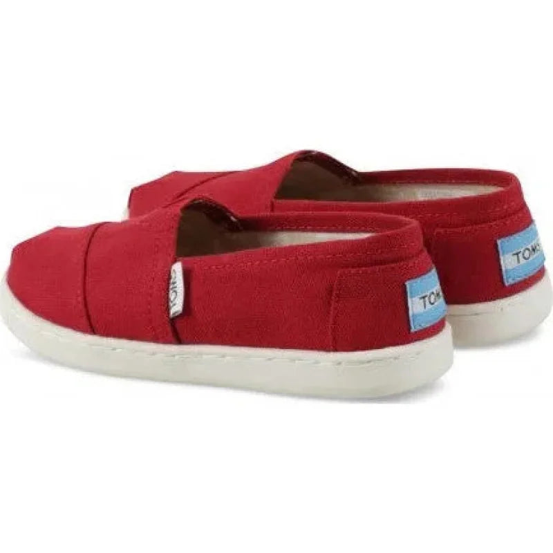 Toms Toms Παιδικές Εσπαντρίγιες Slip-On Κόκκινες Alpargata Εσπαντρίγιες Αγόρι / Espadrilles Boy Toms-SS23-10010534-Red-Poline-_-_-59