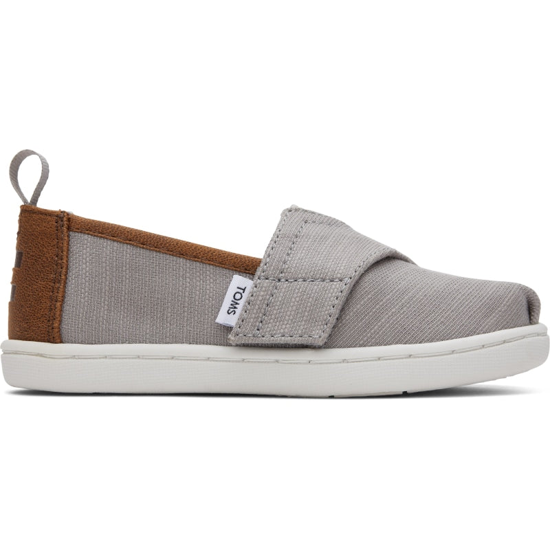 Toms Toms Παιδικές Εσπαντρίγιες με Σκρατς Γκρι Alpargata Εσπαντρίγιες Αγόρι / Espadrilles Boy Toms-SS23-10019558-Grey-Poline-_-_-561