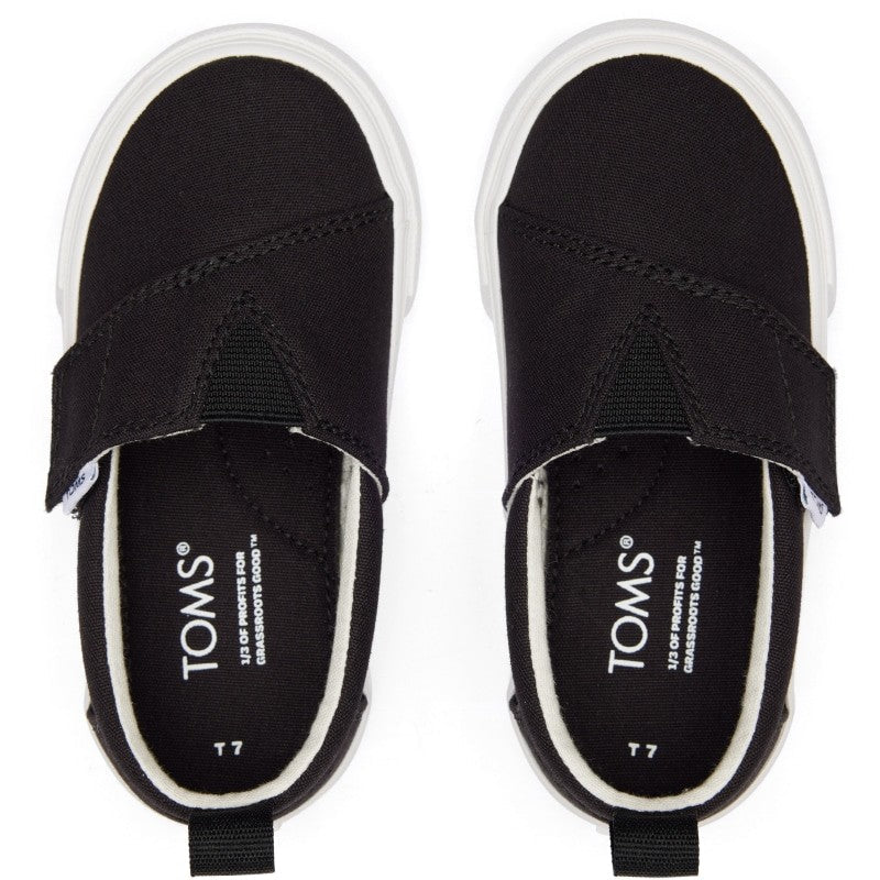 Toms Toms Παιδικές Εσπαντρίγιες με Σκρατς Μαύρες Εσπαντρίγιες Αγόρι / Espadrilles Boy Toms-SS23-10019578-Black-Poline-_-_-981