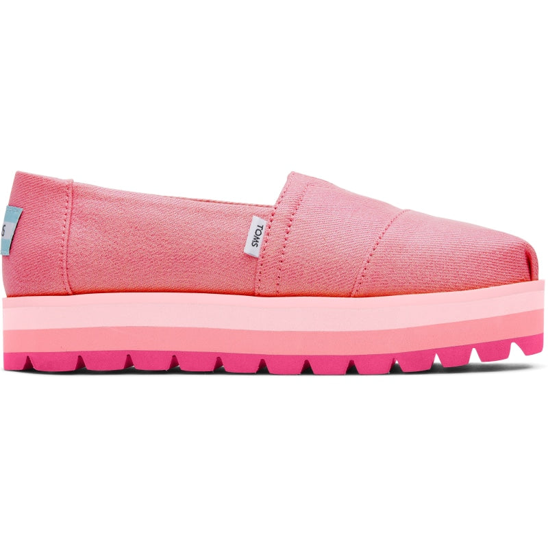 Toms Toms Παιδικές Εσπαντρίγιες Slip-On Ροζ Alp Platform Εσπαντρίγιες Κορίτσι / Espadrilles Girl Toms-SS23-10019840-Pink-Poline-_-_-106