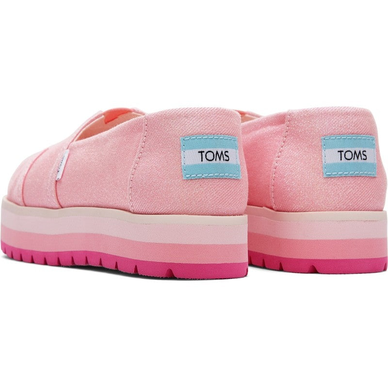 Toms Toms Παιδικές Εσπαντρίγιες Slip-On Ροζ Alp Platform Εσπαντρίγιες Κορίτσι / Espadrilles Girl Toms-SS23-10019840-Pink-Poline-_-_-445