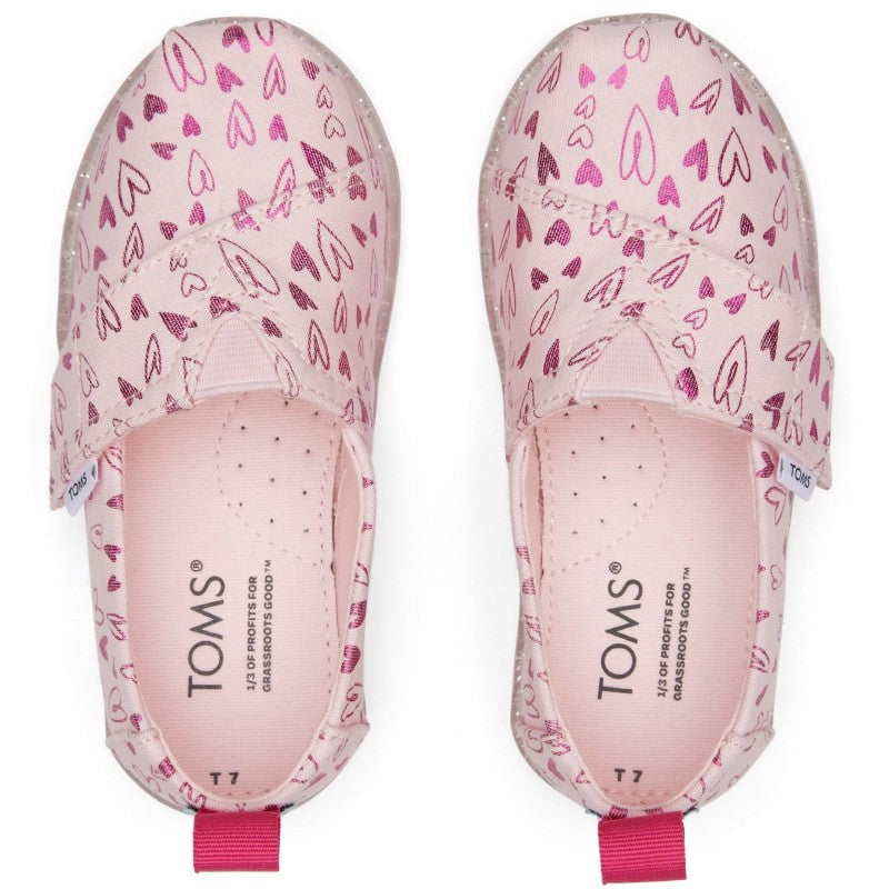 Toms Toms Παιδικές Εσπαντρίγιες με Σκρατς Ροζ Εσπαντρίγιες Κορίτσι / Espadrilles Girl Toms-SS23-10019845-Pink-Pastel-Poline-_-_-692