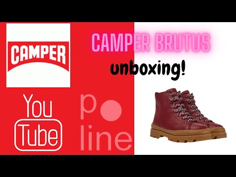 Camper Δερμάτινο Παιδικό Ανατομικό Μποτάκι Αρβυλάκι Κορδόνι με Φερμουάρ στο Πλάι για Κορίτσια Μπορντώ